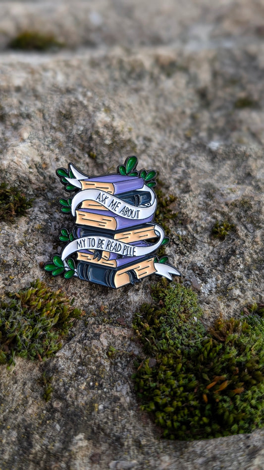 Pin "Ask me about my to be read Pile"